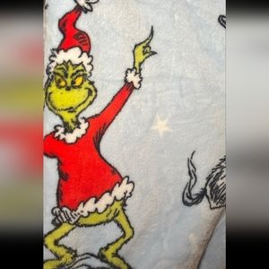 The Grinch Who Stole Christmas Blanket Oversized Throw 50 x 70 xmas Dr Seuss Dr.